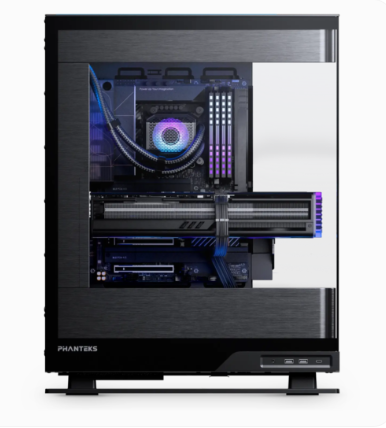 Vỏ CPU máy vi tính Phanteks Evolv Series X2 ATX chassis, Tempered Glass Windows, DRGB, Satin Black