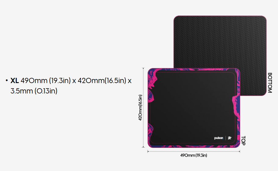 Bàn di chuột Pulsar PRX Edition Mouse Pad XL