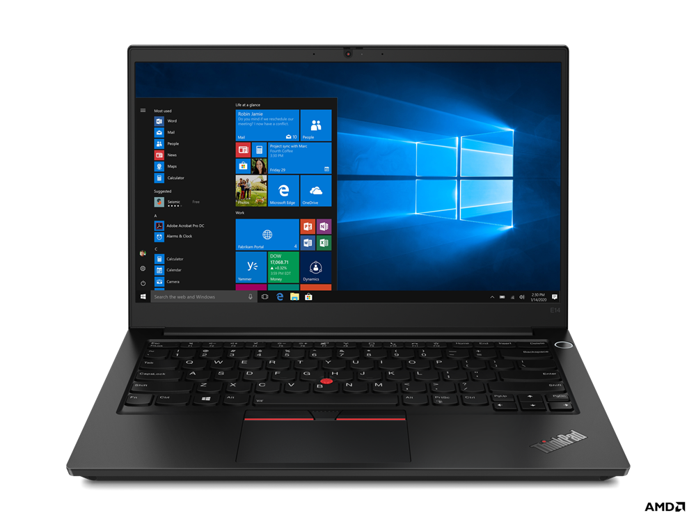 Laptop Lenovo ThinkPad E14 Gen 3/ AMD R7-5700U/ 8G/ 512G SSD/ 14.0 FHD/ FP/ WL+BT/ LEDKB/ Black