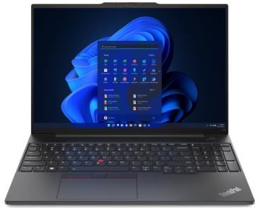 Laptop Lenovo ThinkPad E16 Gen 1/ Intel® Core™ i7-1355U/ 16GDR4/ 512G SSD/16.0WUXGA/ FP/ WL+BT/ 3C47/ LEDKB/ 2Y/ Black