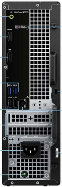  PC Dell Vostro 3020/ Intel® Core™ i3-13100/ 8GB/ 512GB SSD/ Wifi + BT/ Win11 