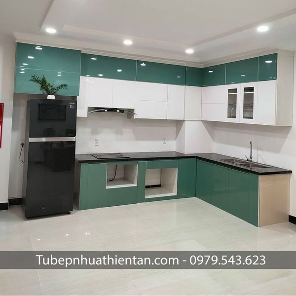 Tủ bếp màu đẹp