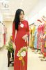 TT0069- Áo dài thêu hoa sen