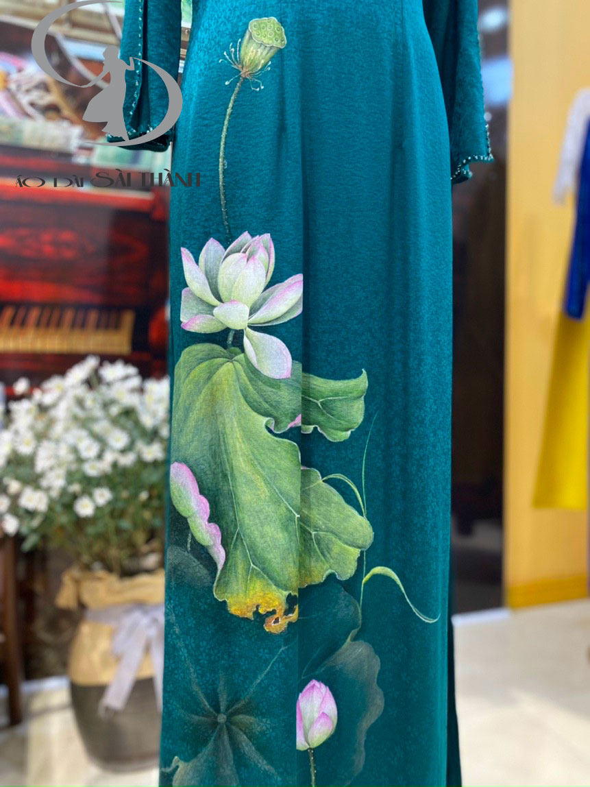 TT0093- Áo dài vẽ thủ công