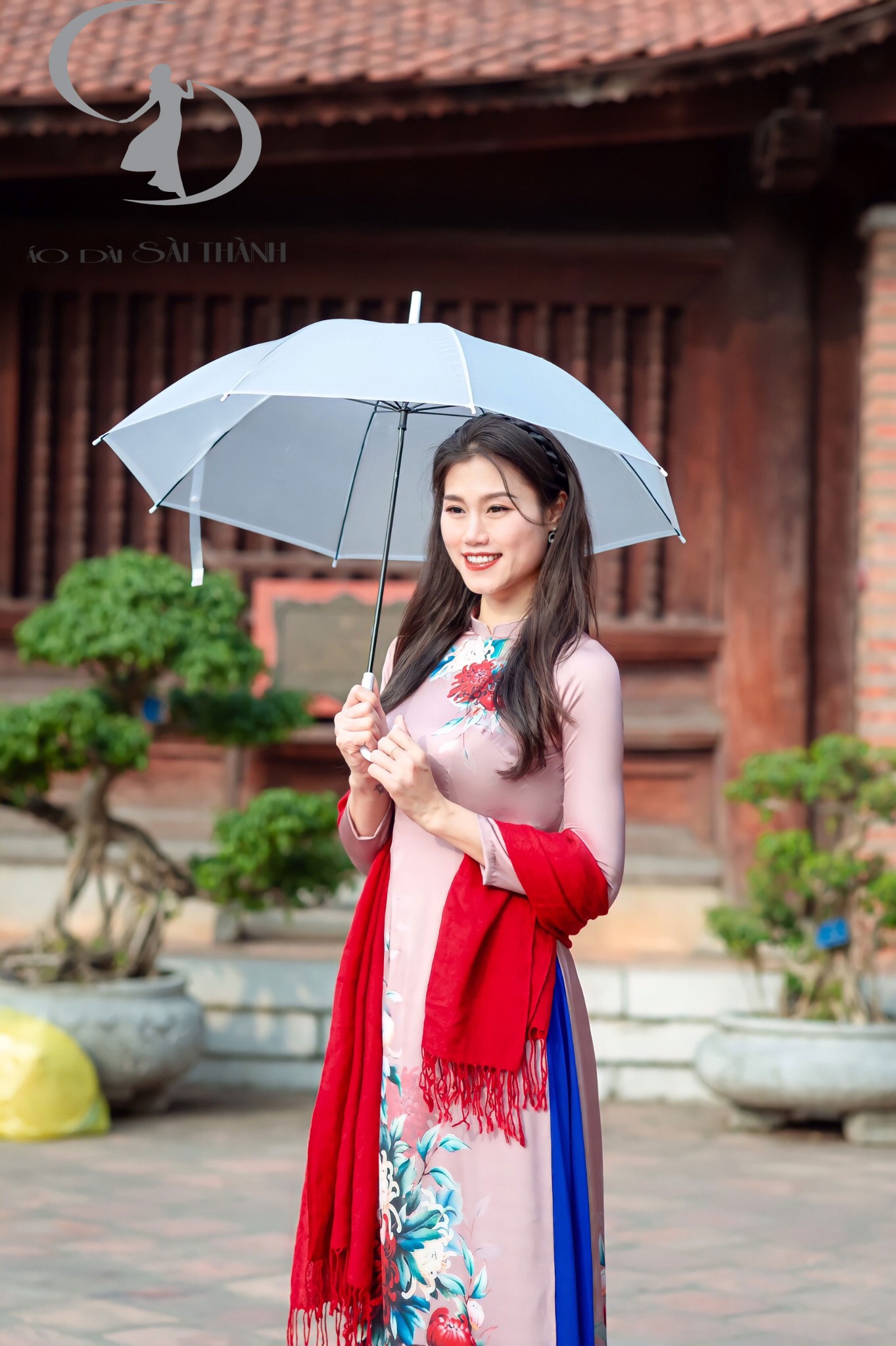 TT0098- Áo dài hoa cúc