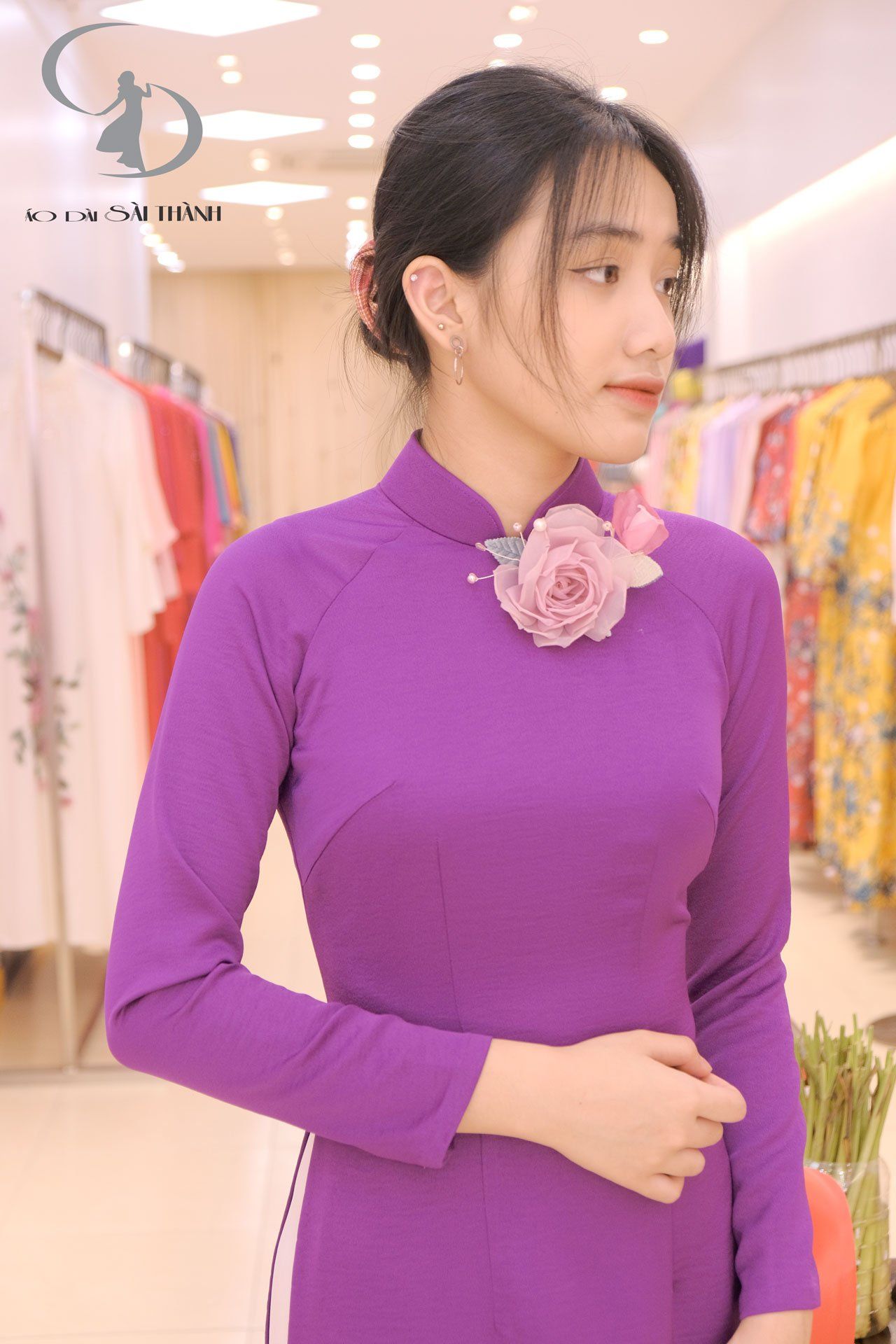 Áo Dài Tím Huế – Áo Dài Sài Thành