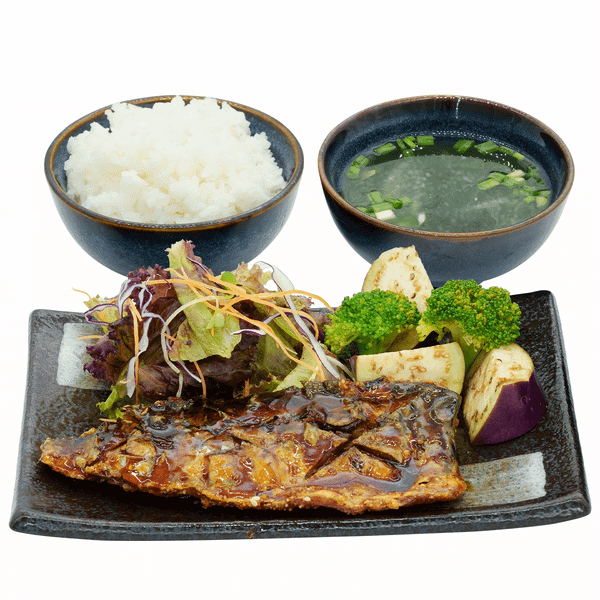  Set Cơm Trưa - Cá Saba Sốt Teriyaki 