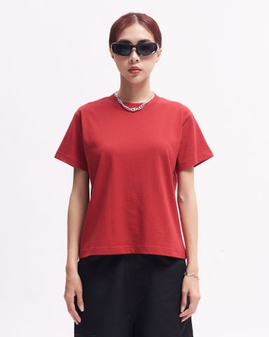 Basic Boxy T-shirt Đỏ