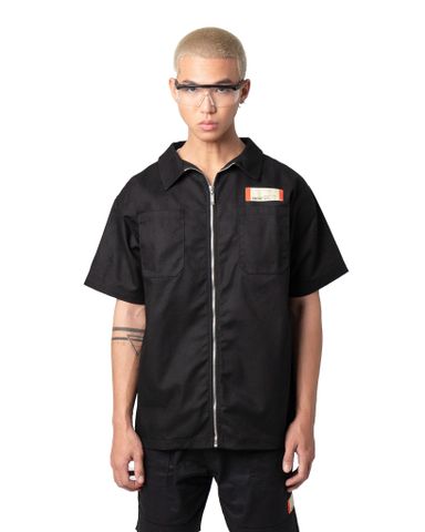 ABOR® BLACK ZIPPING SHIRT