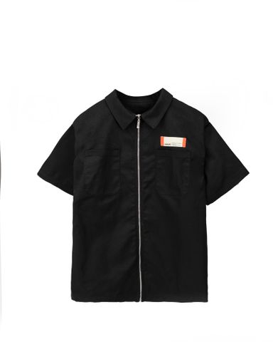 ABOR® BLACK ZIPPING SHIRT