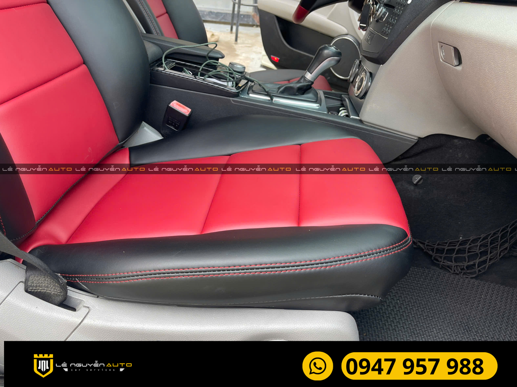 BỌC GHẾ DA MERCEDES C200 2012