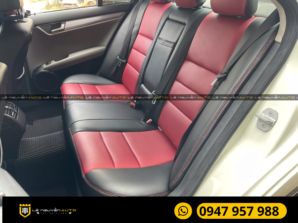 BỌC GHẾ DA MERCEDES C200 2012