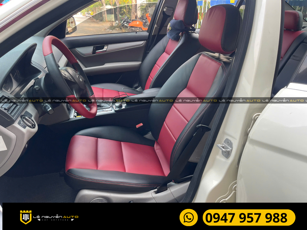BỌC GHẾ DA MERCEDES C200 2012