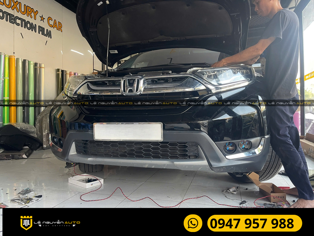 XE HONDA CR-V 2019 ĐỘ 2 BI GẦM GTR F10 TUBO