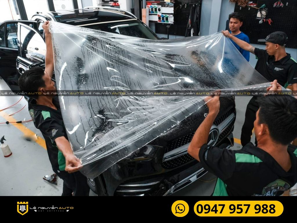 DÁN PPF BẢO VỆ SƠN XE MER GLC