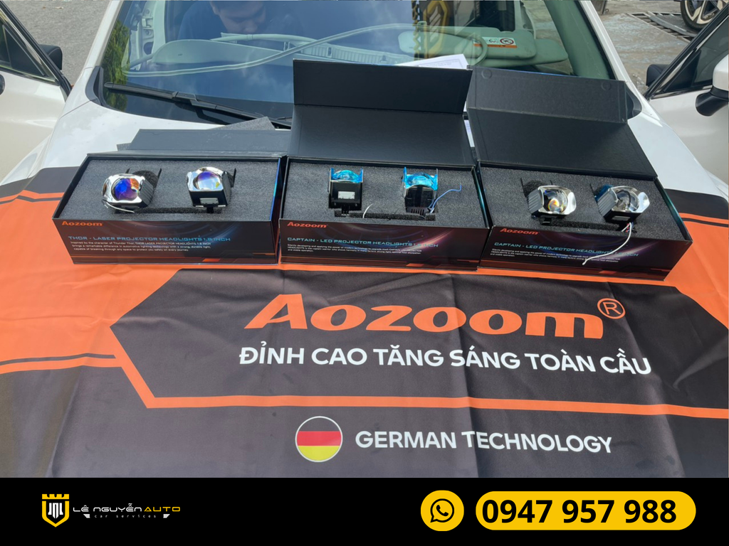 Độ Đèn Tăng Sáng Cho Xe Hyundai Custin