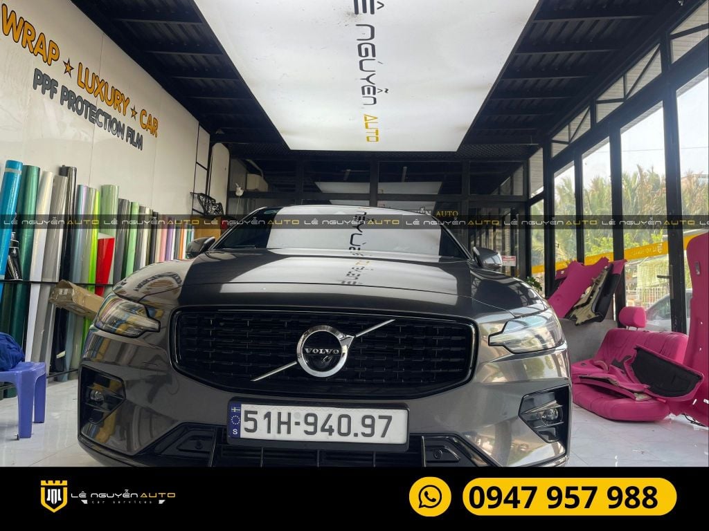 Volvo S60 dán wrap đổi màu