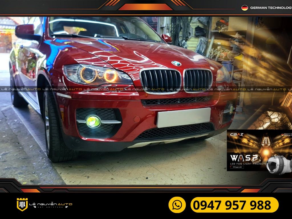 BMW X6 2010 - BI GẦM WASP LED FOG LIGHT