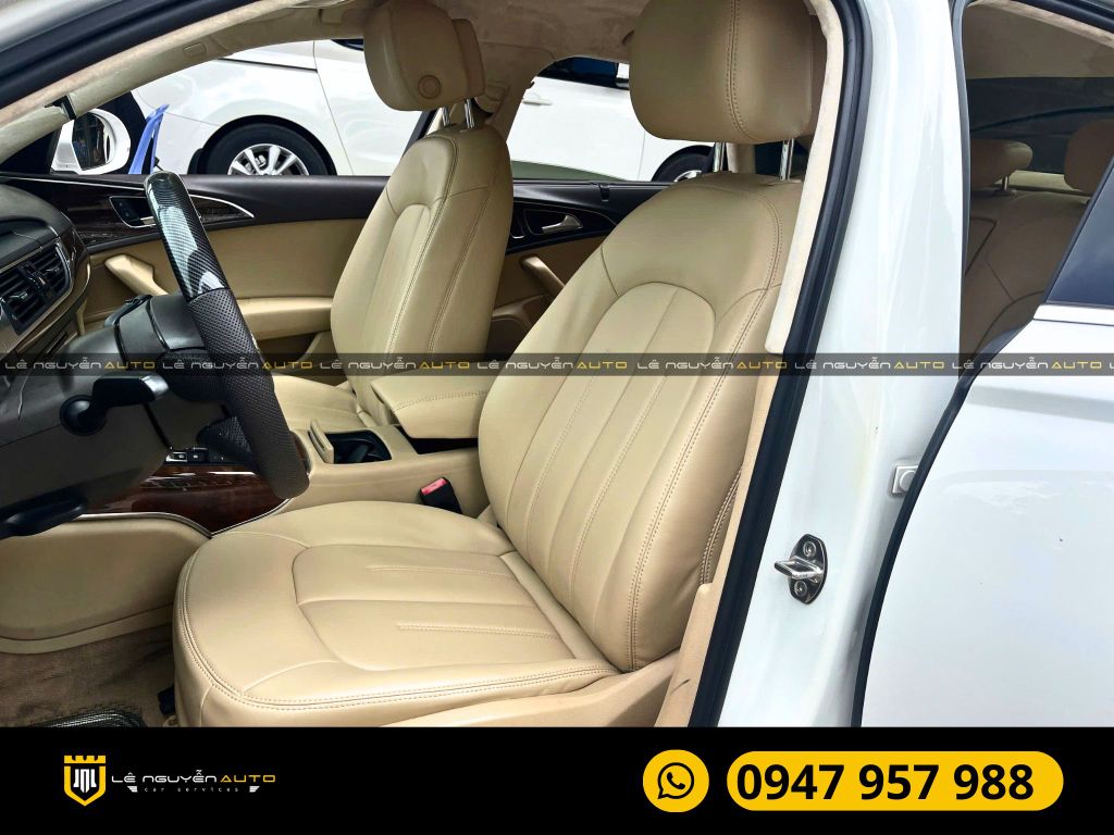 AUDI A6 BỌC GHẾ DA BỌC TRẦN DA LỘN