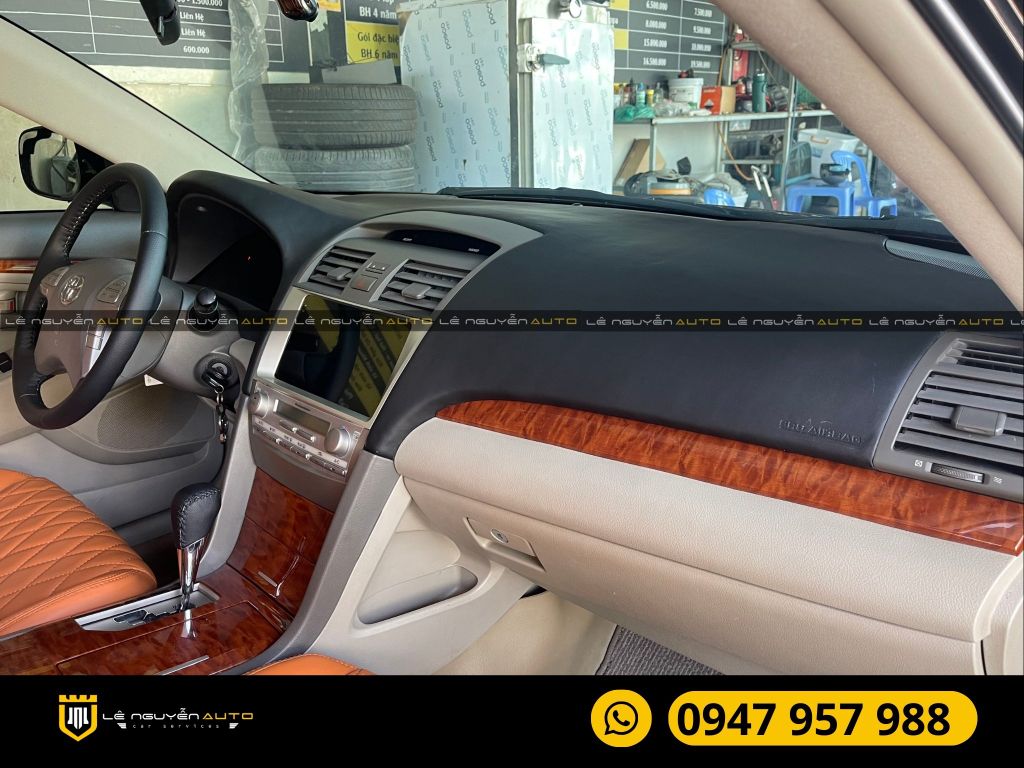 TOYOTA CAMRY BỌC GHẾ DA Ý VÀ BỌC TAPLO
