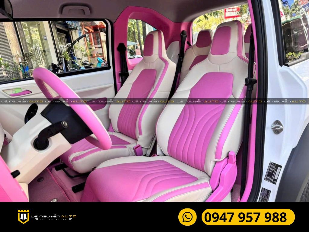 VINFAST 3 ĐỔI MÀU NỘI THẤT BỌC GHẾ