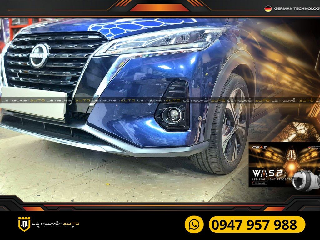 NISSAN KICKS 2024 - BI GẦM WASP LED FOG LIGHT