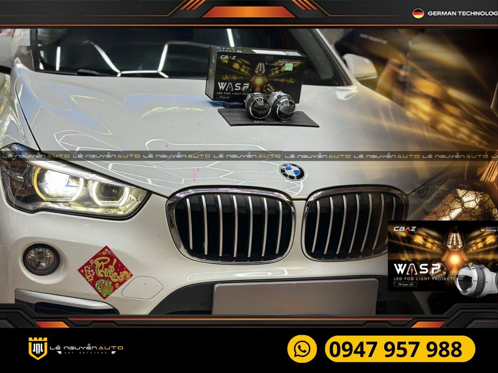 BMW X1 2019 - BI GẦM WASP LED FOG LIGHT