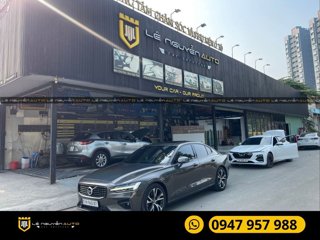 Volvo S60 dán wrap đổi màu