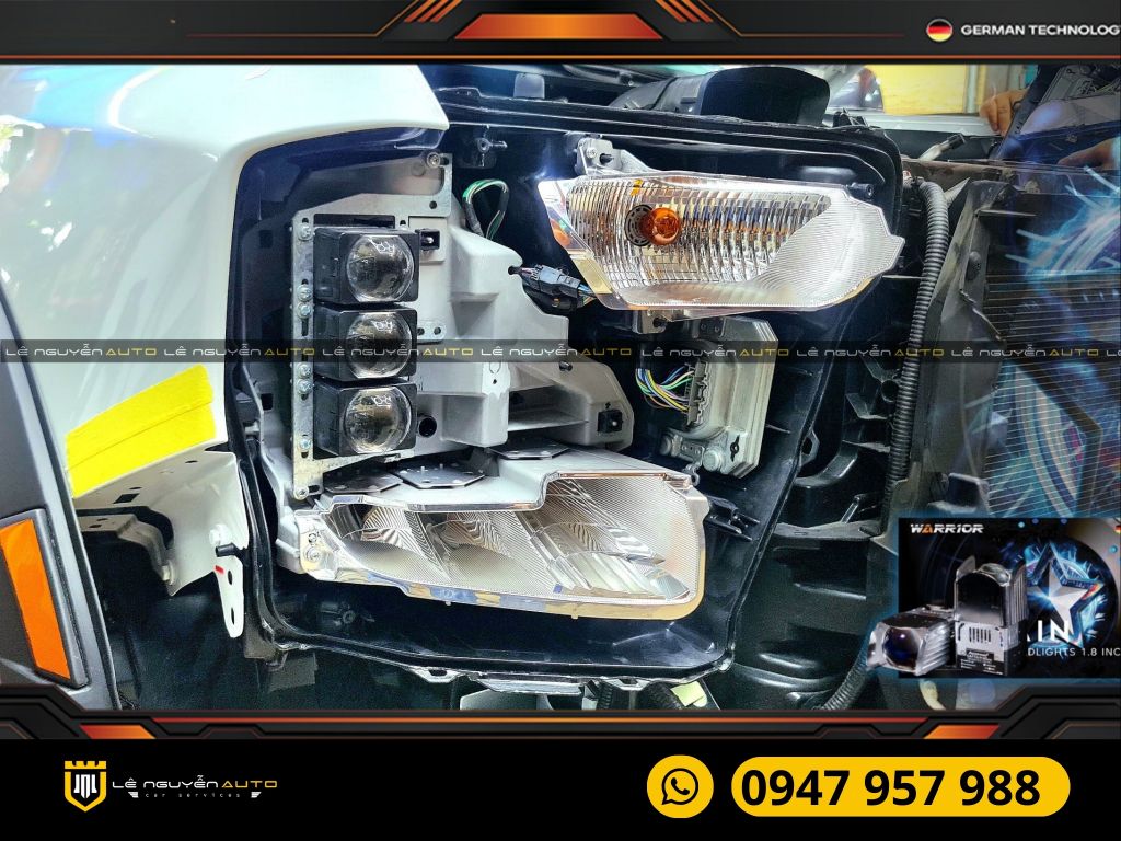 FORD RANGER RAPTOR 2023 - BI LED CAPTAIN & BI GẦM WASP LED FOG LIGHT