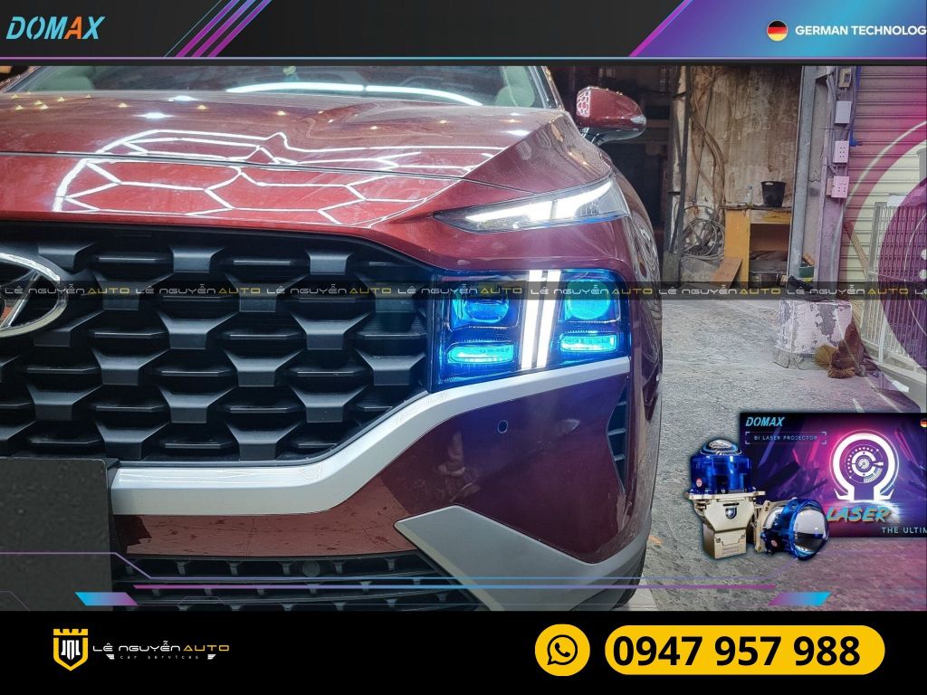 Hyundai Santafe 2021 - Bi Laser Megalodon + Bi Laser Omega
