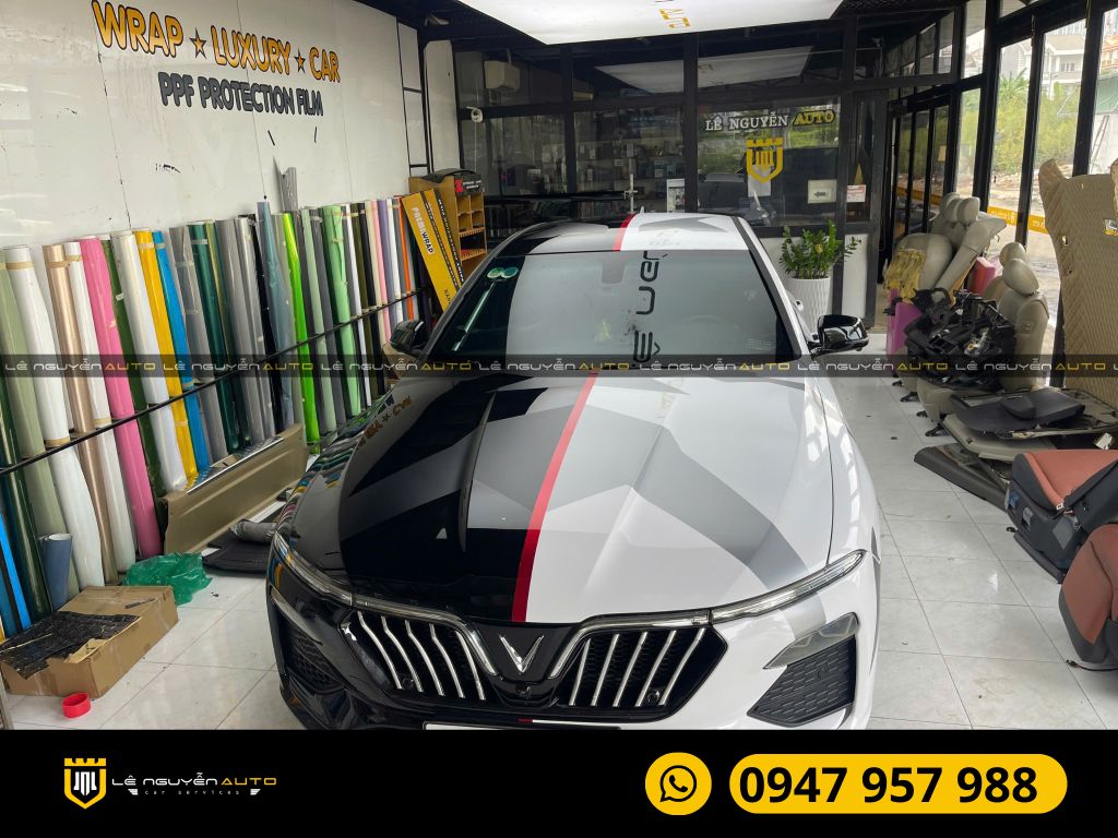 WRAP ĐỔI MÀU ĐỘC LẠ CHO XE VINFAST LUX A