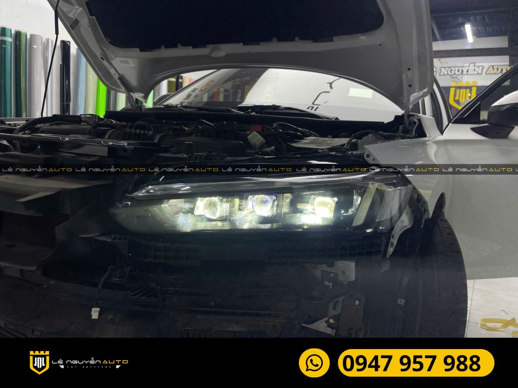 HONDA CIVIC 2024 ĐỘ ĐEN BI AOZOOM BI LED LASER THOR VÀ CAP