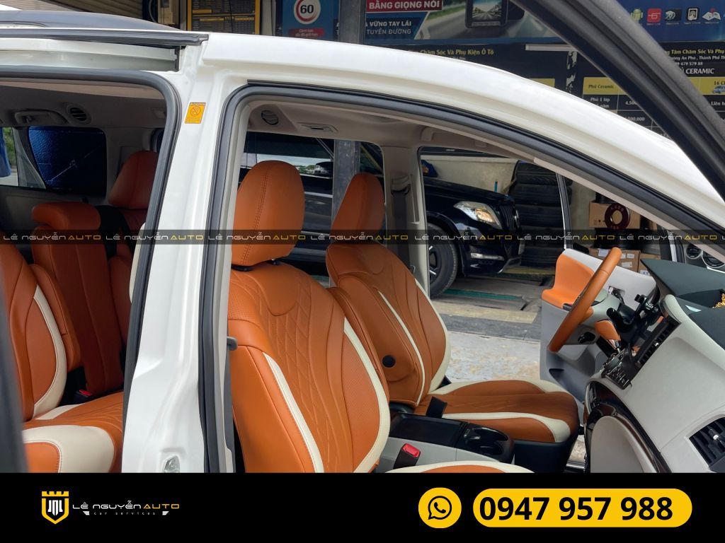 TOYOTA SIENNA BỌC GHẾ DA