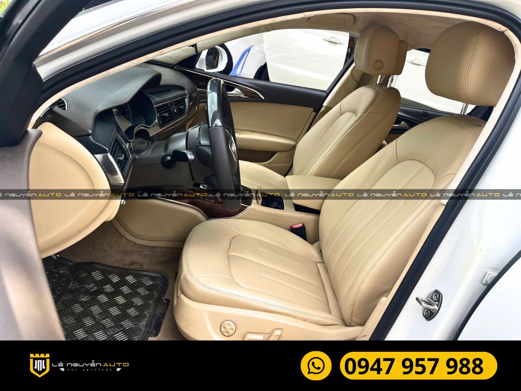 AUDI A6 BỌC GHẾ DA BỌC TRẦN DA LỘN