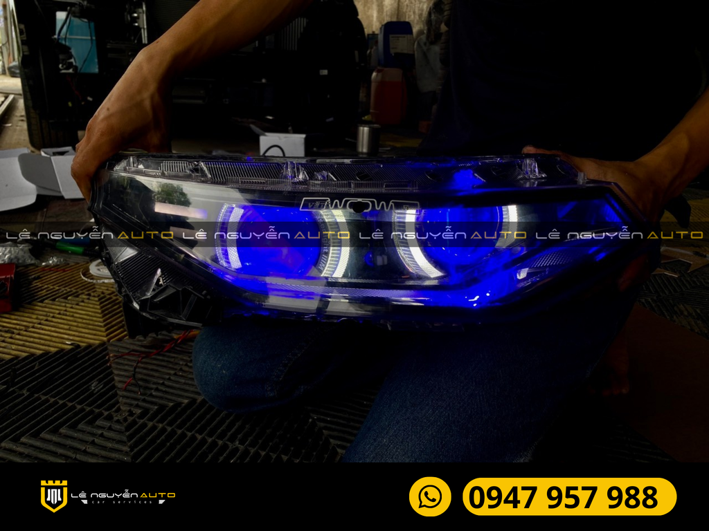 Độ Đèn Tăng Sáng Cho Xe Hyundai Custin