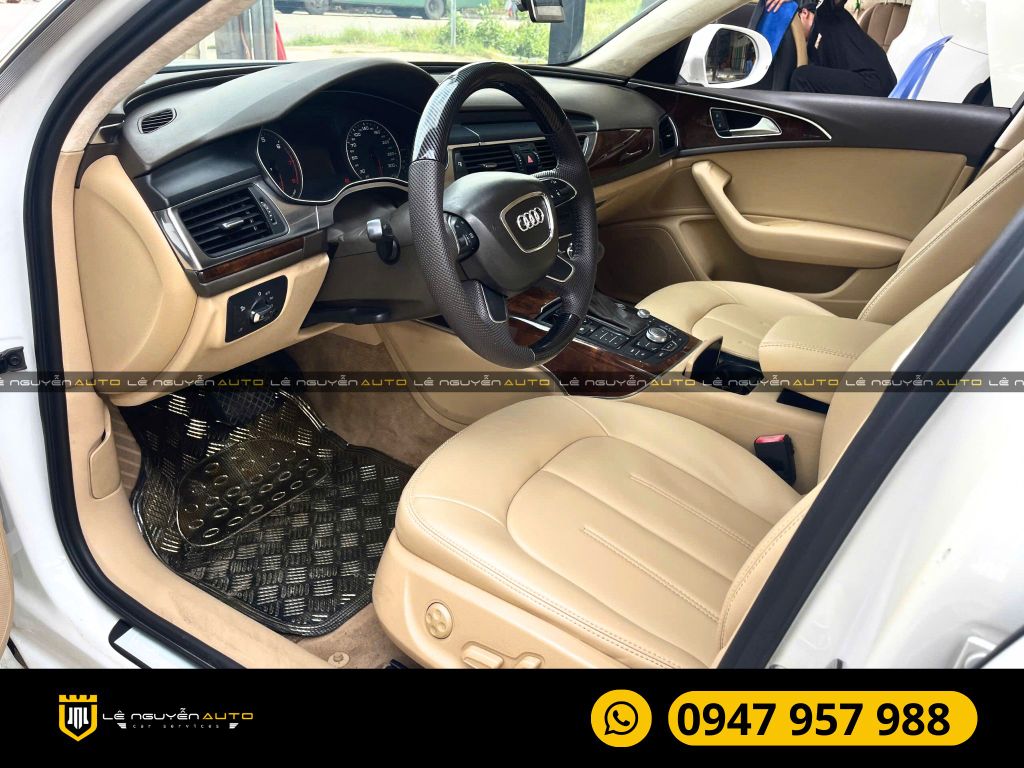 AUDI A6 BỌC GHẾ DA BỌC TRẦN DA LỘN