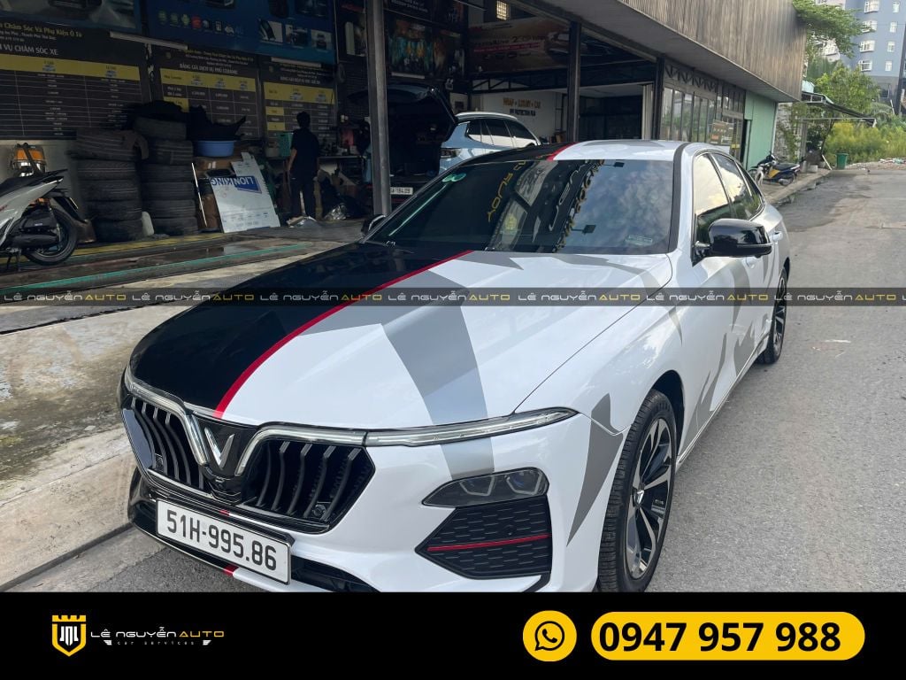 WRAP ĐỔI MÀU ĐỘC LẠ CHO XE VINFAST LUX A