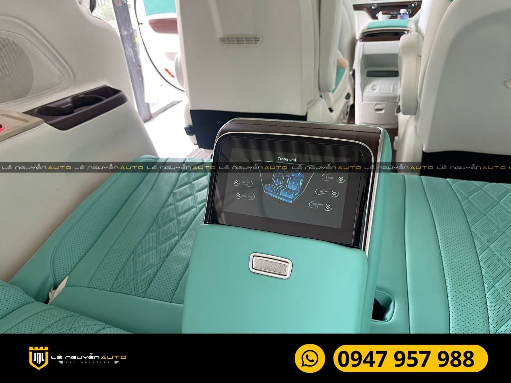 KIA SEDONA ĐỘ GHẾ LIMUOSINE ĐỔI MÀU NỘI THẤT