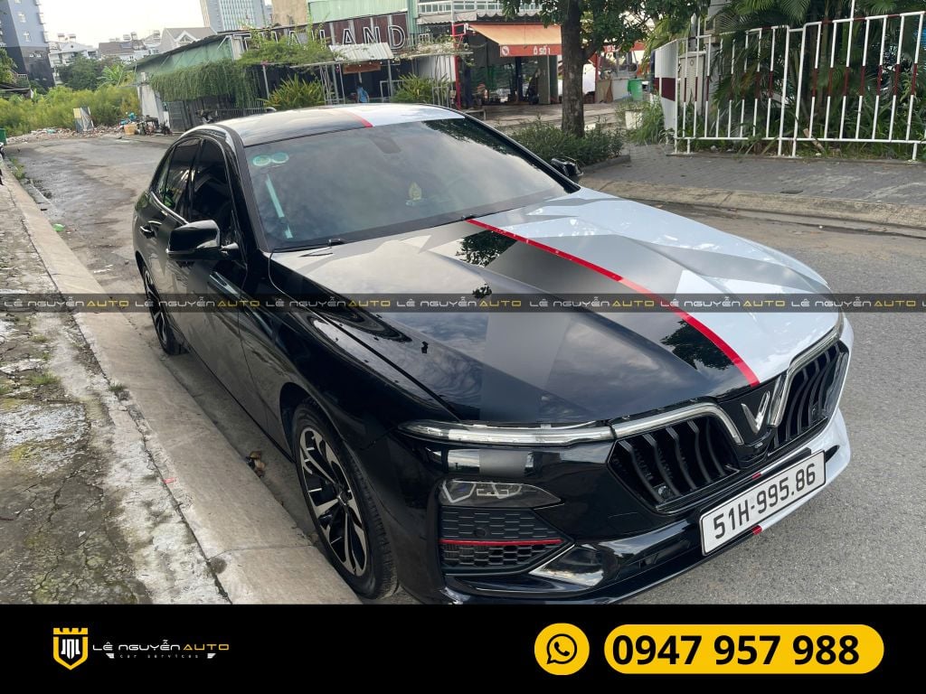 WRAP ĐỔI MÀU ĐỘC LẠ CHO XE VINFAST LUX A