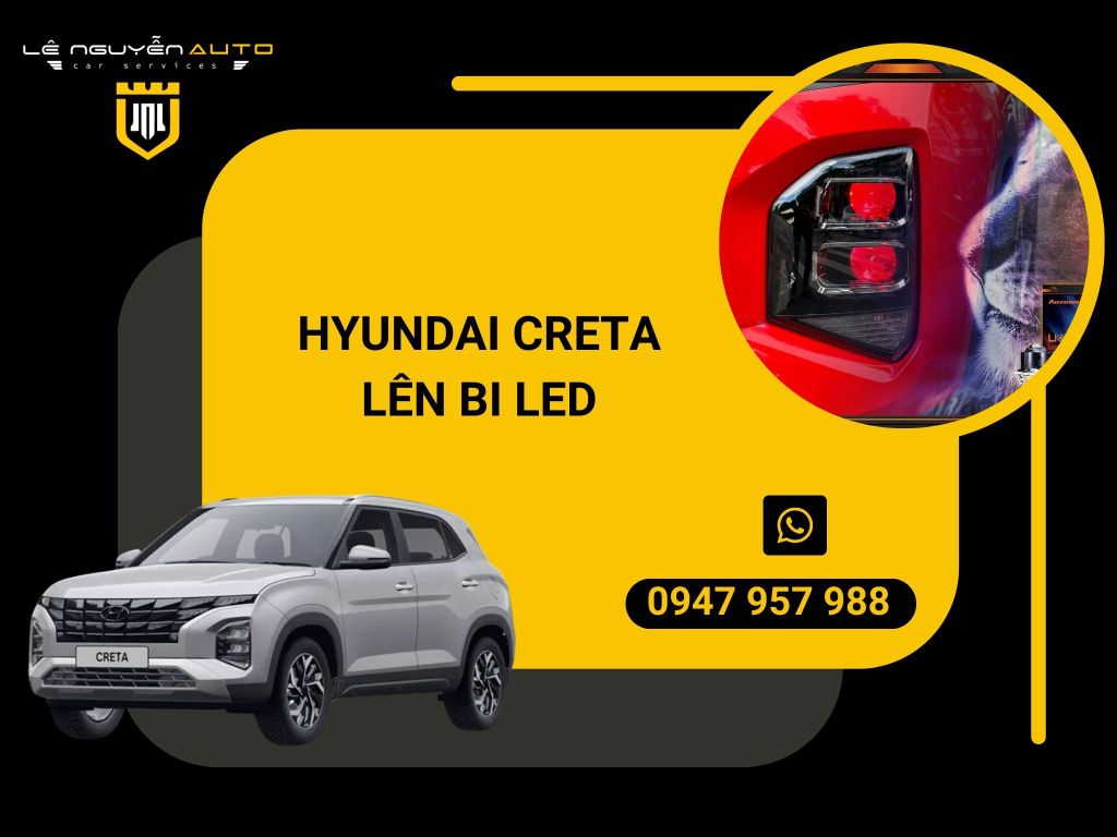 HUYNHDAI CRETA LÊN BI LED