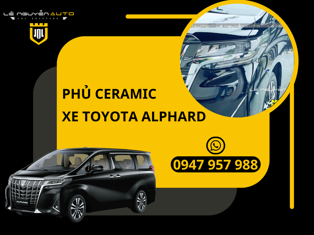 Phủ Ceramic cho xe Toyota Alphard