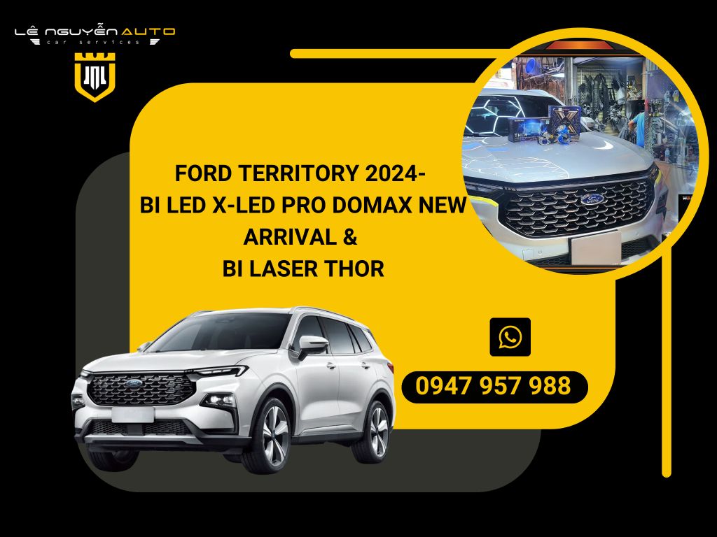 FORD TERRITORY 2024- BI LED X-LED PRO DOMAX NEW ARRIVAL & BI LASER THOR