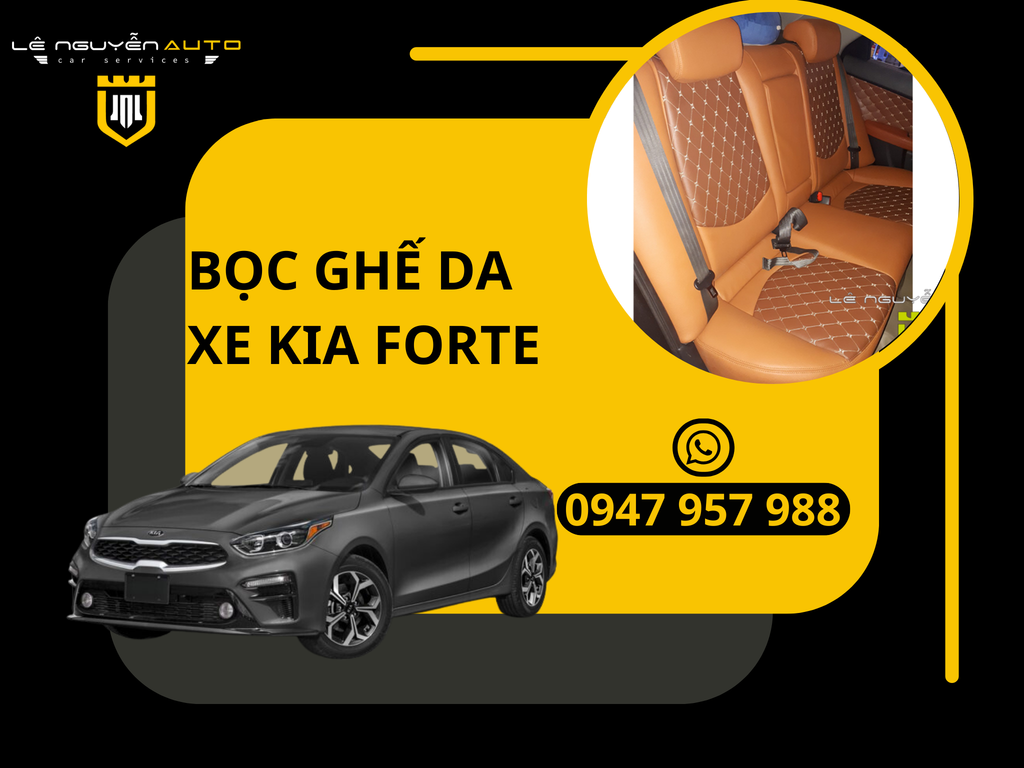 Bọc Ghế Da KIA Forte