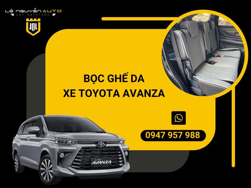 BỌC GHẾ DA XE TOYOTA AVANZA
