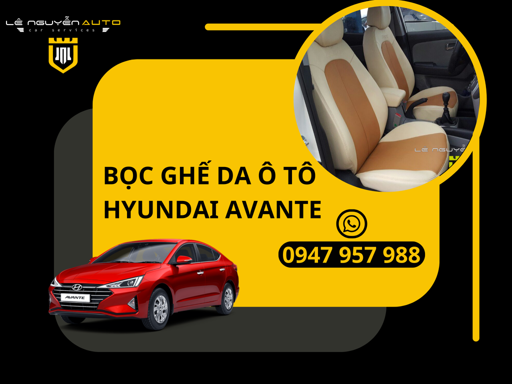 Bọc Ghế Da Xe Hyundai Avante Da Thái Lan