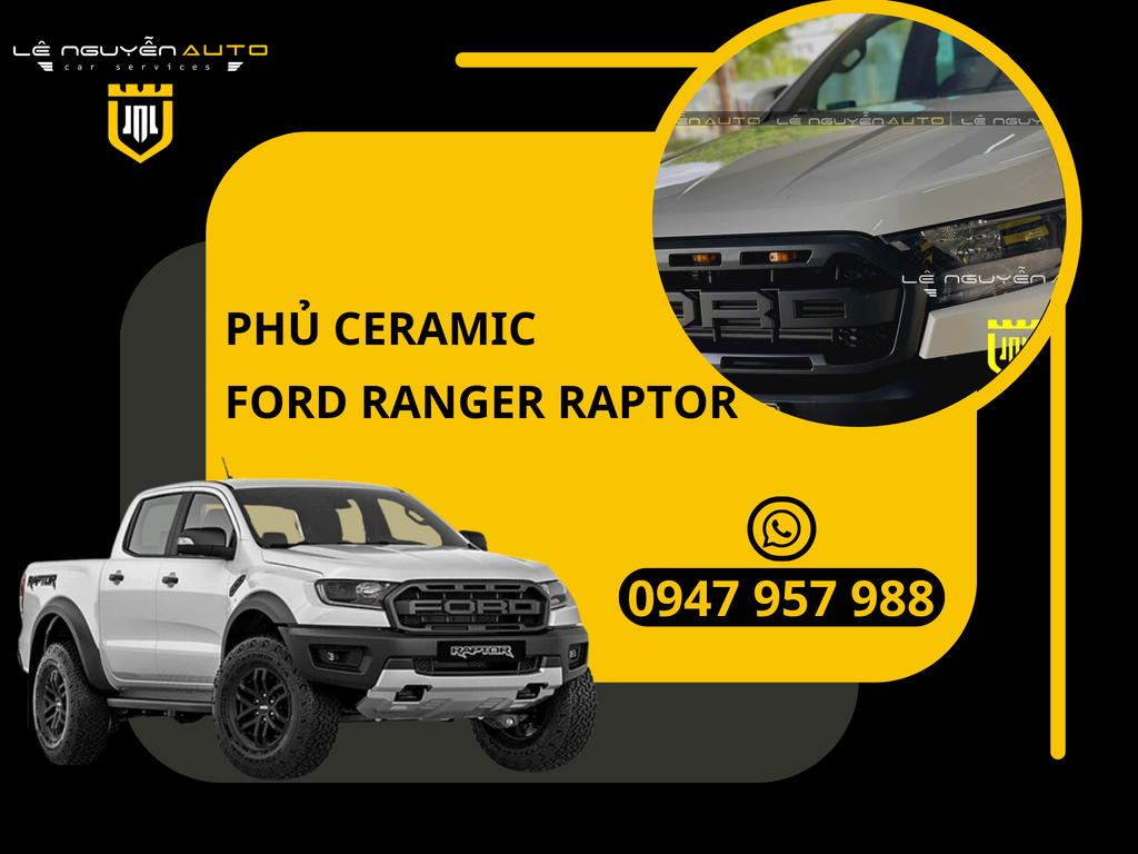 Phủ Ceramic Ford Ranger Raptor