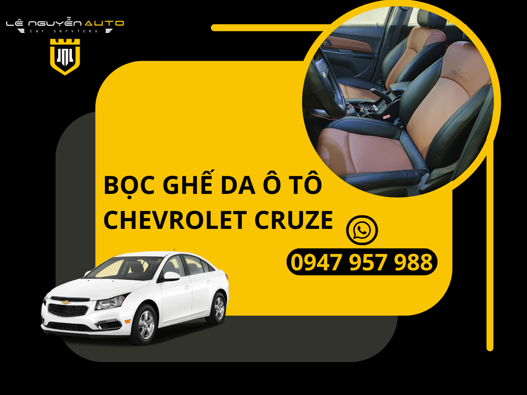 Bọc Ghế Da Xe Chevrolet Cruze