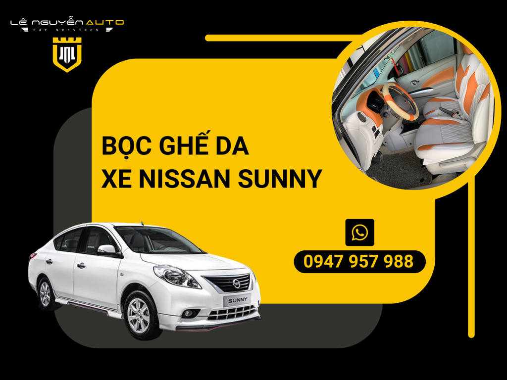 Bọc Ghế Da Xe Nissan Sunny