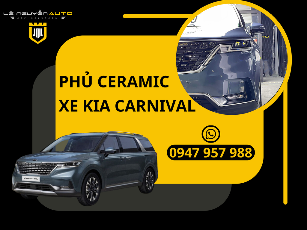 Phủ Ceramic Xe KIA Carnival