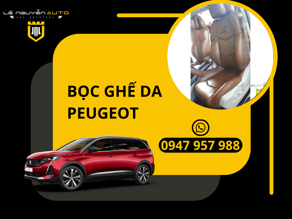 Bọc Ghế Da Peugeot Nhập Từ Anh Quốc